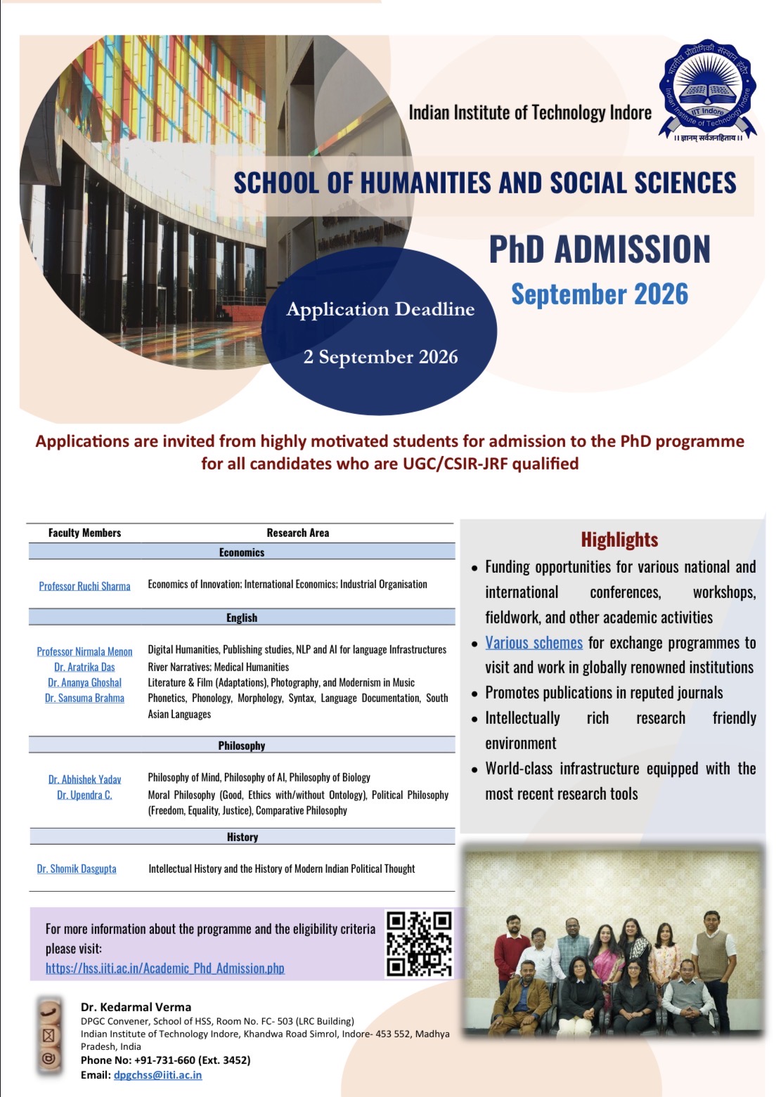  PhD Admissions September 2026
